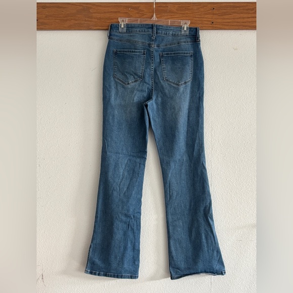 Nine West women’s bootcut denim jeans with slits in the ankles, size 10. - Picture 5 of 13